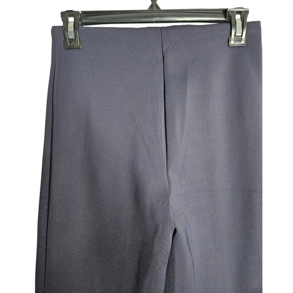 Elie Tahari Womens XS Blue Flat Front High Waist Wide-Leg Pants Careerwear - Picture 7 of 11